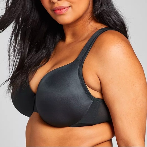 Cacique Satin Full Coverage Underwire Bra - Picture 3 of 9